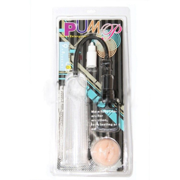 Помпа мужская со вставкой в виде вагины - 25 см. Помпа мужская со вставкой в виде вагины - 25 см.