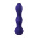 Синий вибромассажер простаты с поступательными движениями и пультом ДУ The Rocker