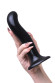 Черный стимулятор для пар P&G-Spot Dildo Size L - 19 см.