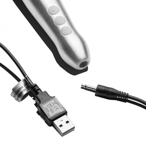 Серебристо-черный вибратор Doxy Go - 16,2 см. Серебристо-черный вибратор Doxy Go - 16,2 см.