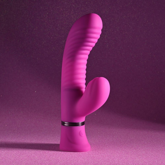 Розовый вибростимулятор-кролик Next Wave - 16,3 см. Розовый вибростимулятор-кролик Next Wave - 16,3 см.