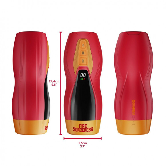 Интерактивный мастурбатор Solara с нагревом, вибрацией и поступательными движениями Интерактивный мастурбатор Solara с нагревом, вибрацией и поступательными движениями