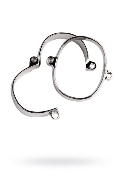 Наручники из металла в виде браслетов с замком Наручники из металла в виде браслетов с замком