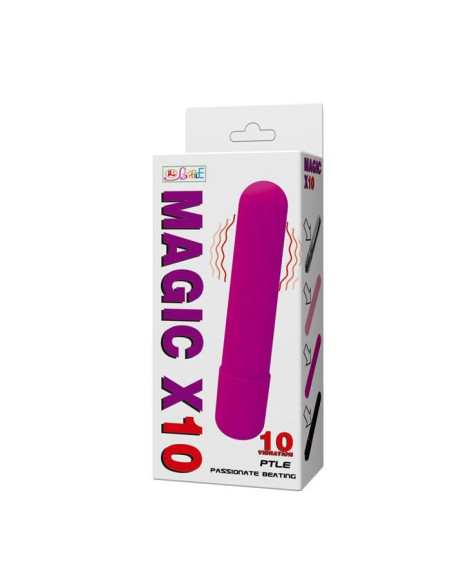 Фиолетовая вытянутая вибропуля - 10,2 см. Фиолетовая вытянутая вибропуля - 10,2 см.