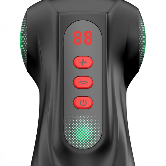 Интерактивный мастурбатор Raven с вакуумом, вибрацией и подсветкой Интерактивный мастурбатор Raven с вакуумом, вибрацией и подсветкой