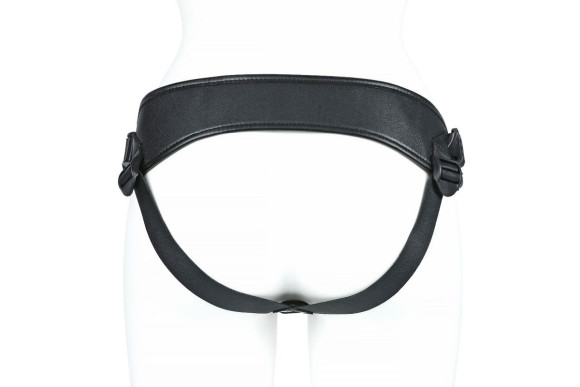 Женский пояс-трусики c 2 насадками и вагинальной пробкой Женский пояс-трусики c 2 насадками и вагинальной пробкой