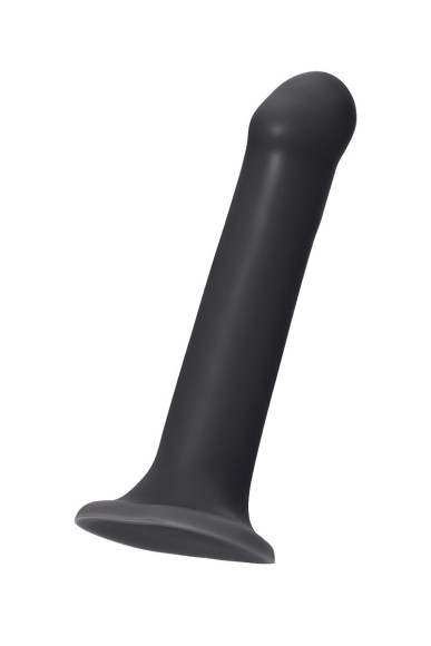 Черный фаллос на присоске Silicone Bendable Dildo L - 19 см. Черный фаллос на присоске Silicone Bendable Dildo L - 19 см.