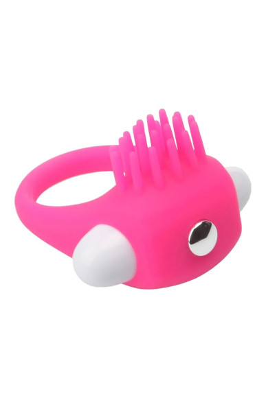 Розовое эрекционное кольцо с щеточкой LIT-UP SILICONE STIMU RING 5 Розовое эрекционное кольцо с щеточкой LIT-UP SILICONE STIMU RING 5