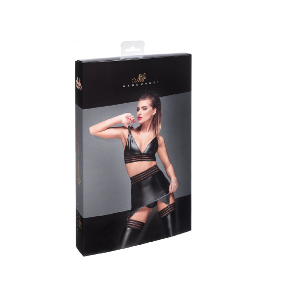 Бюстгальтер на эластичной ленте Powerwetlook bralette with elastic tape Бюстгальтер на эластичной ленте Powerwetlook bralette with elastic tape