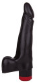 Чёрный вибромассажер-реалистик - 17,8 см. Чёрный вибромассажер-реалистик - 17,8 см.