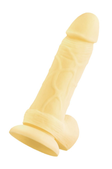 Желтый фаллоимитатор James - 20 см. Желтый фаллоимитатор James - 20 см.