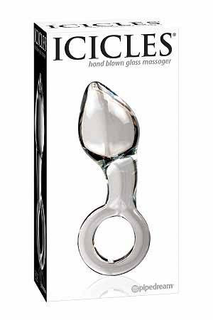 Стеклянный анальный стимулятор ICICLES № 14 Стеклянный анальный стимулятор ICICLES № 14