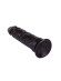 Крупный чёрный фаллоимитатор без мошонки - 20,5 см. Крупный чёрный фаллоимитатор без мошонки - 20,5 см.