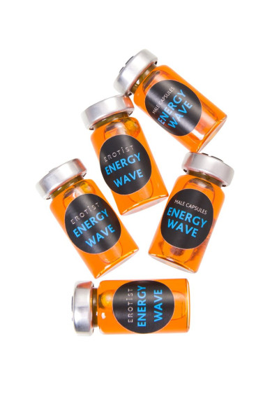 Капсулы для мужчин в среде-активаторе Erotist ENERGY WAVE для усиления эрекции - 5 капсул (500 мг.) Капсулы для мужчин в среде-активаторе Erotist ENERGY WAVE для усиления эрекции - 5 капсул (500 мг.)