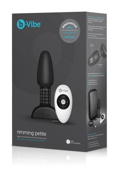 Чёрная анальная пробка с римминг-эффектом RIMMING PETITE - 12,4 см. Чёрная анальная пробка с римминг-эффектом RIMMING PETITE - 12,4 см.