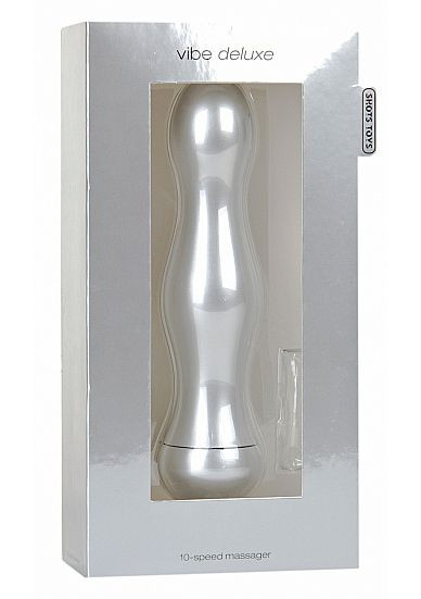 Вибратор Vibe Deluxe Silver - 16,5 см. Вибратор Vibe Deluxe Silver - 16,5 см.
