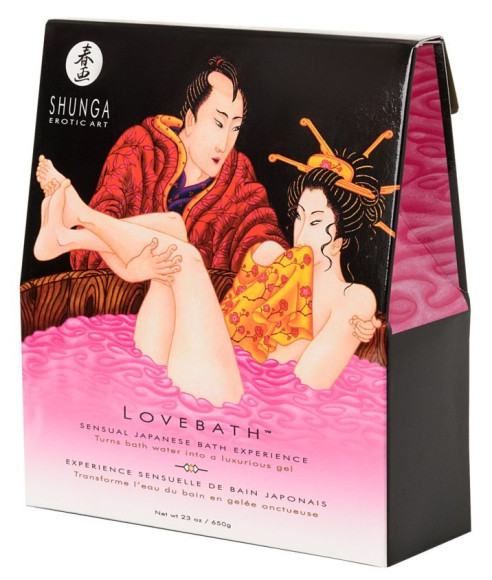 Соль для ванны Lovebath Dragon Fruit, превращающая воду в гель - 650 гр. Соль для ванны Lovebath Dragon Fruit, превращающая воду в гель - 650 гр.