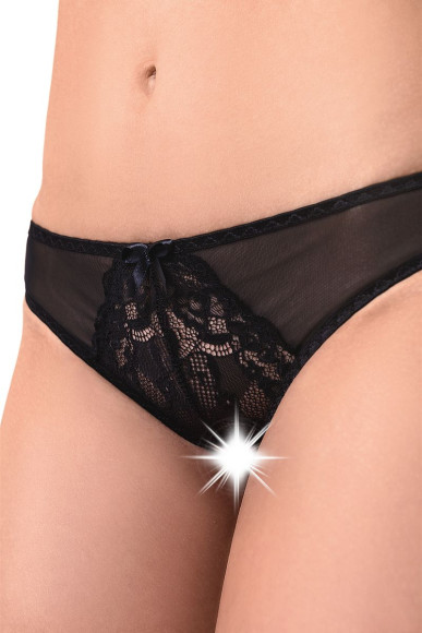 Эротические сетчатые трусики с бантом Mia Эротические сетчатые трусики с бантом Mia