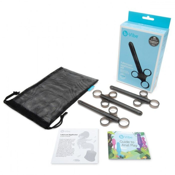 Набор из 3 черных шприцев для лубриканта Набор из 3 черных шприцев для лубриканта