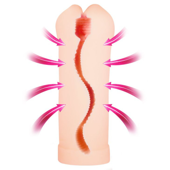 Мастурбатор-ротик  Angel - 17,4 см.