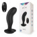 Черный анальный вибратор с пультом ДУ Черный анальный вибратор с пультом ДУ