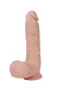 Реалистичный фаллоимитатор REAL с мошонкой на присоске - 21 см. Реалистичный фаллоимитатор REAL с мошонкой на присоске - 21 см.