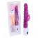 Фиолетовый вибратор со спиралевидным рельефом и клиторальным отростком Фиолетовый вибратор со спиралевидным рельефом и клиторальным отростком