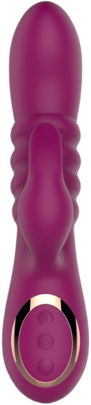 Сливовый вибратор-кролик AN Pistil - 20 см. Сливовый вибратор-кролик AN Pistil - 20 см.