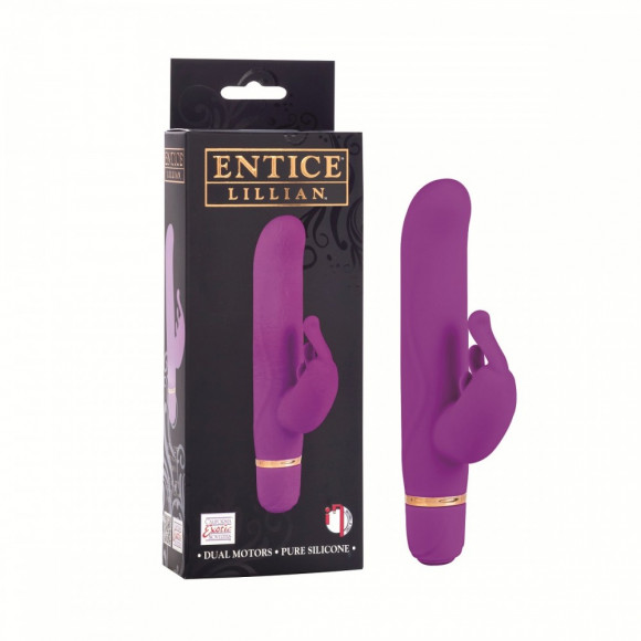 Лиловый вибратор ENTINCE LILIAN с клиторальным стимулятором Лиловый вибратор ENTINCE LILIAN с клиторальным стимулятором