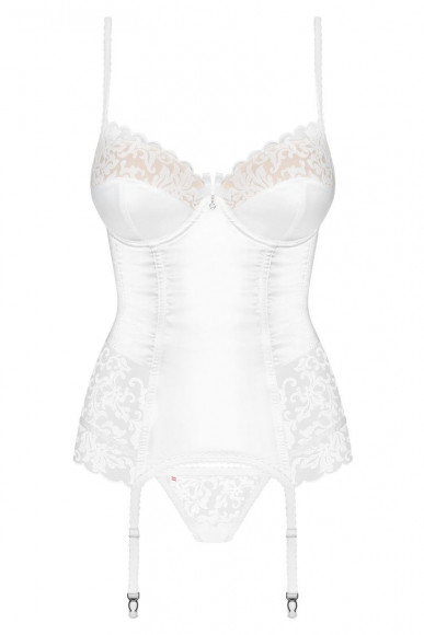 Соблазнительный атласный корсаж с вышивкой Соблазнительный атласный корсаж с вышивкой