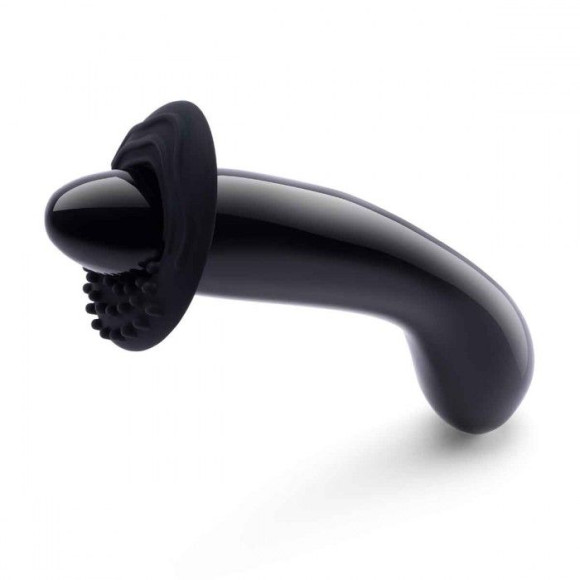 Массажер для G-точки Le Wand Crystal G-Wand из черного обсидиана Массажер для G-точки Le Wand Crystal G-Wand из черного обсидиана