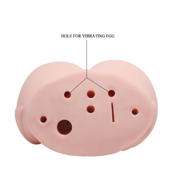 Телесный мастурбатор с двумя любовными тоннелями и вибрацией Телесный мастурбатор с двумя любовными тоннелями и вибрацией