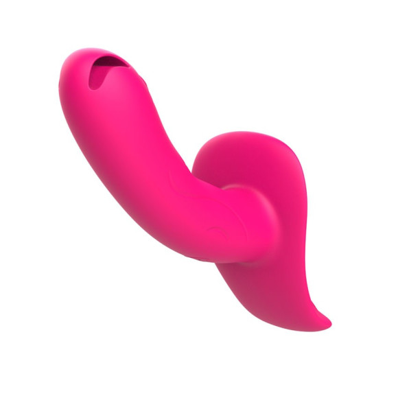 Розовый поясной вибратор с пультом ДУ Розовый поясной вибратор с пультом ДУ