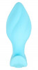Голубая анальная пробка с вибрацией Cuties Vibrating Mini Butt Plug - 8 см. Голубая анальная пробка с вибрацией Cuties Vibrating Mini Butt Plug - 8 см.