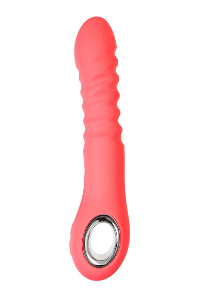Коралловый вибратор Flox с возвратно-поступательными движениями - 21,5 см. Коралловый вибратор Flox с возвратно-поступательными движениями - 21,5 см.