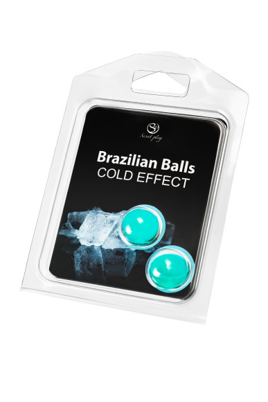 Набор из 2 шариков с массажным маслом Brazilian Balls с охлаждающим эффектом Набор из 2 шариков с массажным маслом Brazilian Balls с охлаждающим эффектом