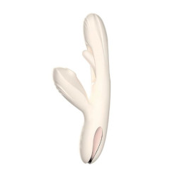 Хай-тек вибратор с таппингом и вакуумом Angela - 21,8 см. Хай-тек вибратор с таппингом и вакуумом Angela - 21,8 см.