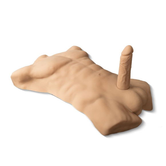 Телесный мужской торс с фаллоимитатором SILEXD Apollo L 7 Телесный мужской торс с фаллоимитатором SILEXD Apollo L 7