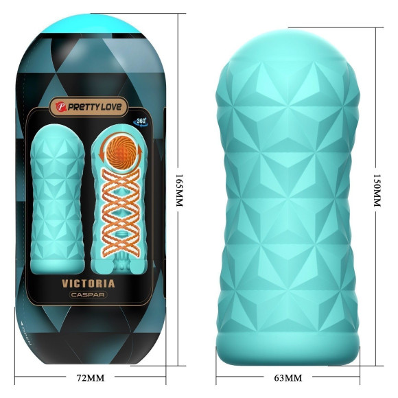 Аквамариновый мастурбатор Victoria Аквамариновый мастурбатор Victoria