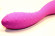 Розовый фаллоимитатор с двумя разными поверхностями - 20 см. Розовый фаллоимитатор с двумя разными поверхностями - 20 см.