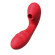 Красный вибратор с вакуумной стимуляцией и нагревом Tara Красный вибратор с вакуумной стимуляцией и нагревом Tara