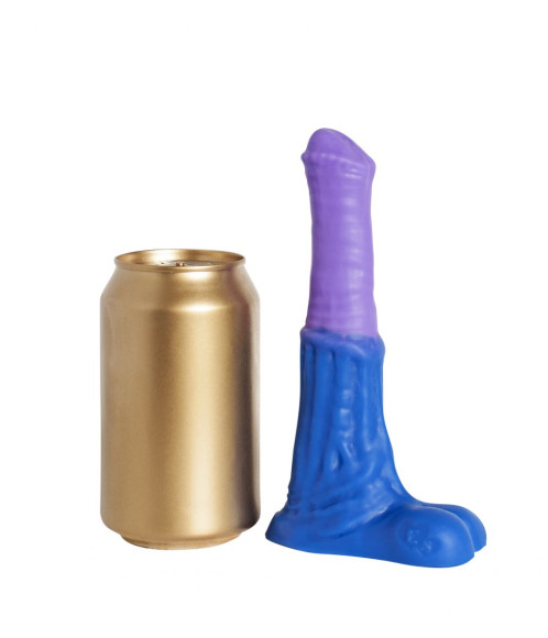 Сине-сиреневый фаллоимитатор Пегас Mini - 17 см. Сине-сиреневый фаллоимитатор Пегас Mini - 17 см.