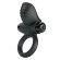 Черное эрекционное кольцо с вибрацией Adrien Черное эрекционное кольцо с вибрацией Adrien