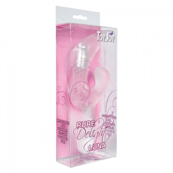 Изысканный белый вибратор Pure Delight Luna U Shape - 17,5 см. Изысканный белый вибратор Pure Delight Luna U Shape - 17,5 см.