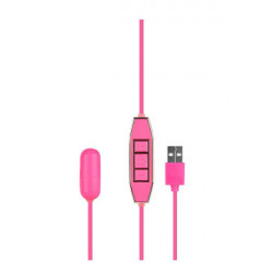 Розовая вибропулька с питанием от USB LET US-B 10 RHYTHMS BULLET SMALL PINK Розовая вибропулька с питанием от USB LET US-B 10 RHYTHMS BULLET SMALL PINK