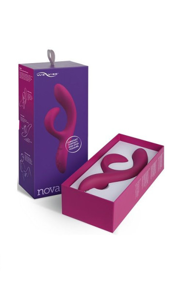 Фиолетовый вибратор-кролик We-Vibe Nova 2 - 20,5 см. Фиолетовый вибратор-кролик We-Vibe Nova 2 - 20,5 см.