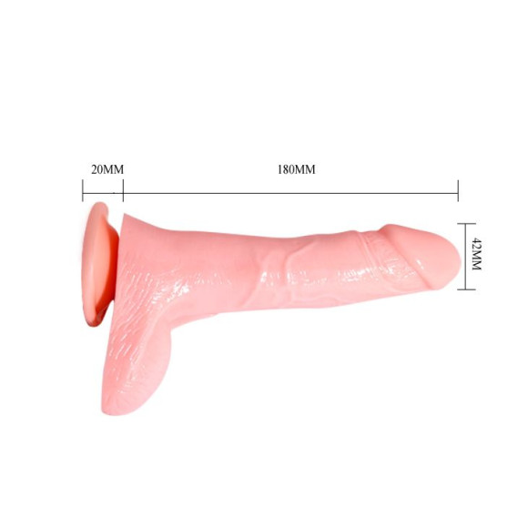 Вибратор с грушей, присоской и имитацией семяизвержения - 20 см. Вибратор с грушей, присоской и имитацией семяизвержения - 20 см.