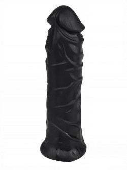 Черная насадка HARNESS для трусиков с плугом №9 - 20 см. Черная насадка HARNESS для трусиков с плугом №9 - 20 см.