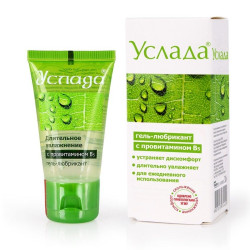 Увлажняющий гель-смазка «Услада с провитамином В5» - 30 гр. Увлажняющий гель-смазка «Услада с провитамином В5» - 30 гр.