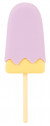 Сиреневый мини-вибратор в форме пломбира Vibrating Popsicle
